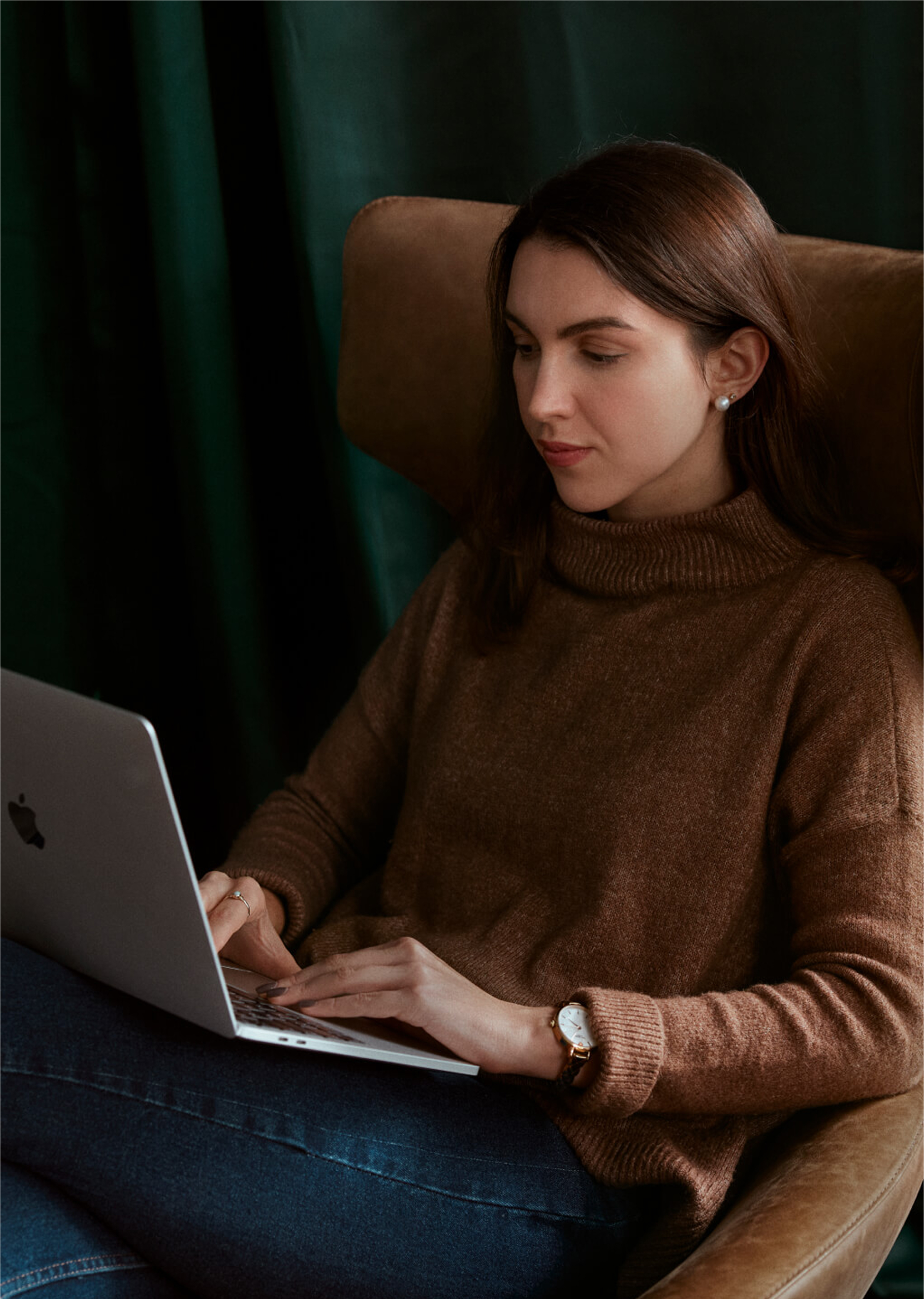 Person working